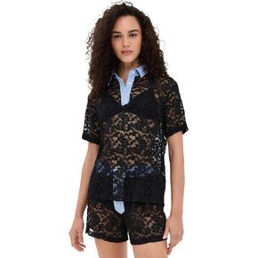 Lioness Women's Cobain Lace Polo in Kuwait