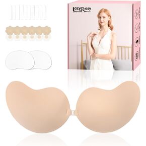 حمالة صدر لاصقة ترفع حمالات الصدر بدون حمالات بدون حمالات، حمالة صدر لاصقة غير مرئية مع أغطية الحلمة للنساء in Kuwait