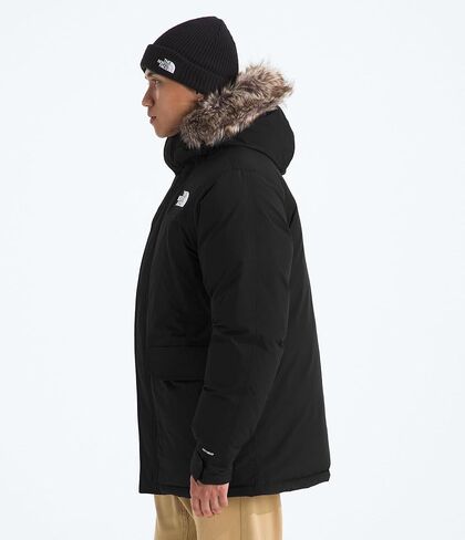 سترة الشتاء McMurdo Parka الرجالية المقاومة للماء من THE NORTH FACE، 600 حشوة عازلة للطيور المائية، غطاء رأس قابل للتعديل من 3 قطع in Kuwait