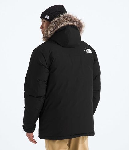 سترة الشتاء McMurdo Parka الرجالية المقاومة للماء من THE NORTH FACE، 600 حشوة عازلة للطيور المائية، غطاء رأس قابل للتعديل من 3 قطع in Kuwait