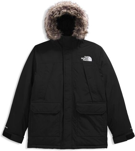 سترة الشتاء McMurdo Parka الرجالية المقاومة للماء من THE NORTH FACE، 600 حشوة عازلة للطيور المائية، غطاء رأس قابل للتعديل من 3 قطع in Kuwait