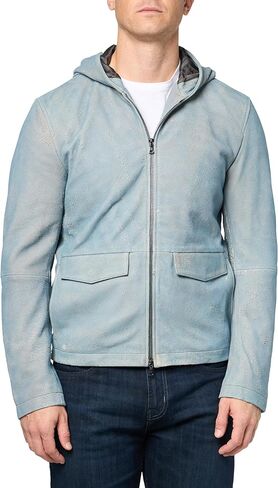 John Varvatos mens Mateo Leather Jacket in Saudi Arabia