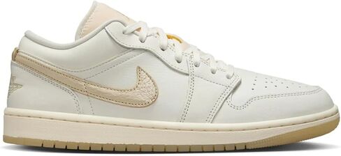 حذاء Air Jordan 1 Low SE للسيدات (شراعي/عاجي شاحب/ذهبي الفريق) in Kuwait