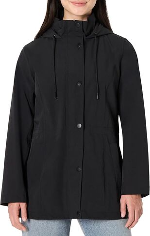 Amazon Essentials Women's Relaxed-Fit Lightweight Waterproof Long Hooded Rain Jacket in Saudi Arabia