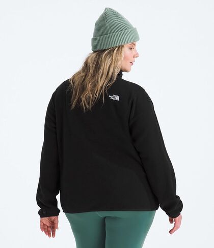 سترة صوفية جليدية للسيدات من THE NORTH FACE | جيوب يدوية بسحاب ورباط مطاطي على الياقة والأساور والحاشية in Kuwait