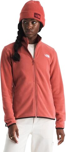سترة صوفية جليدية للسيدات من THE NORTH FACE | جيوب يدوية بسحاب ورباط مطاطي على الياقة والأساور والحاشية in Kuwait