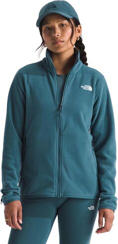 سترة صوفية جليدية للسيدات من THE NORTH FACE | جيوب يدوية بسحاب ورباط مطاطي على الياقة والأساور والحاشية in Kuwait