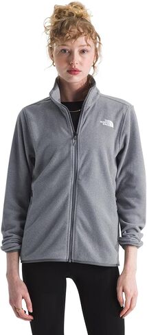 سترة صوفية جليدية للسيدات من THE NORTH FACE | جيوب يدوية بسحاب ورباط مطاطي على الياقة والأساور والحاشية in Kuwait