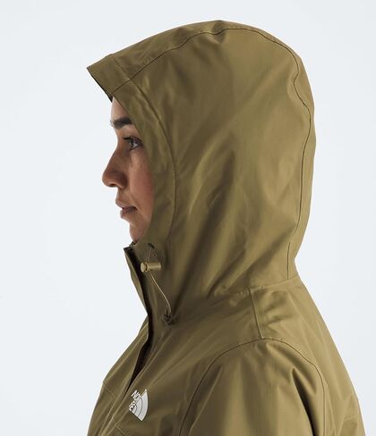 The North Face Women's Antora Jacket (Standard & Plus Size) - Waterproof & Windproof Rain Coat, Secure Zip Hand Pockets, Cedar, X-Large in Saudi Arabia
