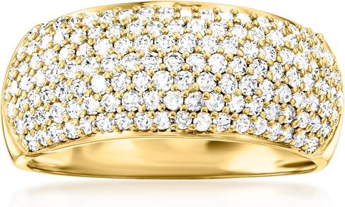 روس سيمونز 1.00 قيراط. t.w. تمهيد خاتم الماس في 14kt الذهب الأصفر in Kuwait