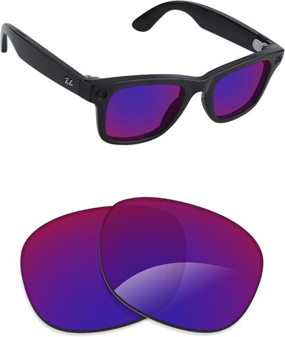 عدسات Alphax المستقطبة البديلة لنظارة Ray-Ban RB4140 مقاس 49 مم - خيارات in Saudi Arabia