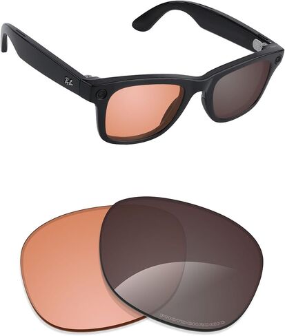 عدسات Alphax المستقطبة البديلة لنظارة Ray-Ban RB4140 مقاس 49 مم - خيارات in Saudi Arabia