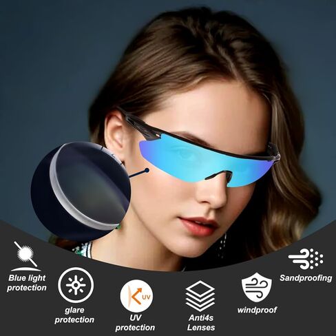Polarized Lenses Replacement for Oakley Radar Path Vented Sunglasses with Impact Resistance, UV Rays Protection and Multifunctional Protection(Stealth Black & Metallic Silver) in Saudi Arabia