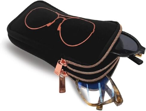 MYTAGALONGS Double Eyeglass Case with 2 Compartments in Kuwait