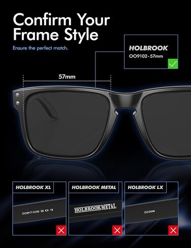 SAUCER Premium Replacement Lenses for Oakley Holbrook OO9102 Sunglasses in Saudi Arabia
