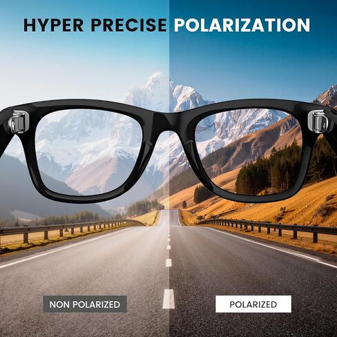 Replacement Polarized Lenses Compatible with Ray-Ban Meta Wayfarer RW4006/(Gen 2) RW4012 50mm& RW4008 RW4012 53mm in Saudi Arabia