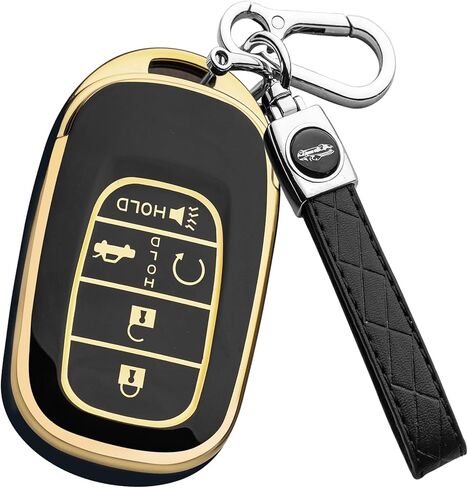 Key Fob Cover for Honda 2023 2024 Civic Accord Pilot HRV CRV Odyssey Car Key Case Protector Holder Shell in Kuwait