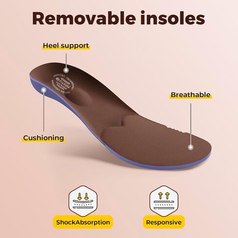 أحذية FitVille لمرضى السكري للرجال أحذية مشي جلدية مريحة واسعة للغاية بخطاف وحلقة لتقويم العظام أحذية رياضية للأقدام المتورمة in Kuwait