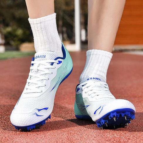 أحذية رياضية للرجال من Track Field للأطفال والأولاد والبنات والشباب مع مسامير رياضية قابلة للتنفس للجري والسباق والقفز in Kuwait