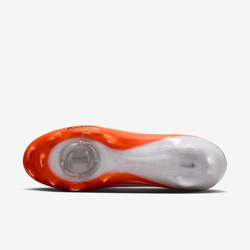 حذاء كرة القدم Vapor Pro 1 من نايكي (HM8850-103، أبيض/برتقالي آمن/فضي معدني/أسود) in Kuwait