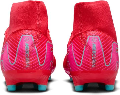 حذاء كرة القدم Mercurial Superfly 10 Academy MG من نايكي (FQ1456-800، Ember Glow/Aurora Green) مقاس 9 in Kuwait