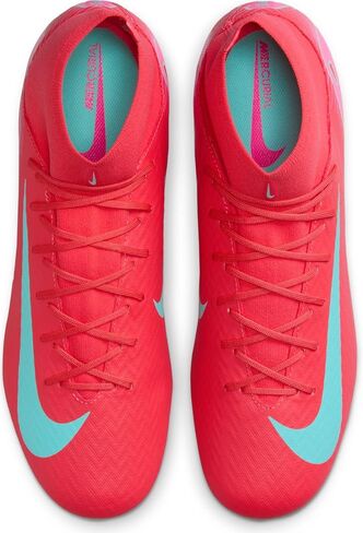 حذاء كرة القدم Mercurial Superfly 10 Academy MG من نايكي (FQ1456-800، Ember Glow/Aurora Green) مقاس 9 in Kuwait