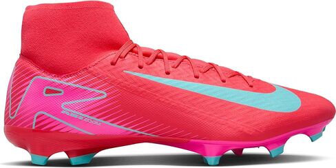 حذاء كرة القدم Mercurial Superfly 10 Academy MG من نايكي (FQ1456-800، Ember Glow/Aurora Green) مقاس 9 in Kuwait