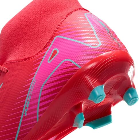 حذاء كرة القدم Mercurial Superfly 10 Academy MG من نايكي (FQ1456-800، Ember Glow/Aurora Green) مقاس 9 in Kuwait