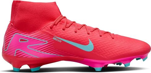 حذاء كرة القدم Mercurial Superfly 10 Academy MG من نايكي (FQ1456-800، Ember Glow/Aurora Green) مقاس 9 in Kuwait