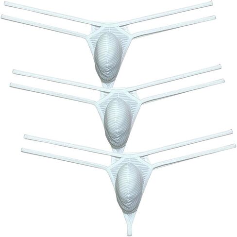 Men G-String Underwear Ice Silk Thong Jockstraps Low-rise Tangas Bulge Pouch T-back 2 Strapes Waist Design in Saudi Arabia