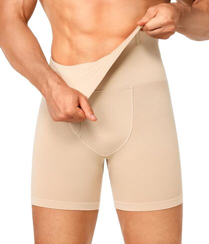 Nebility Shapewear Men Compression Shorts - Slimming Body Shaper Tummy Control Underwear Boxer Briefs in Saudi Arabia