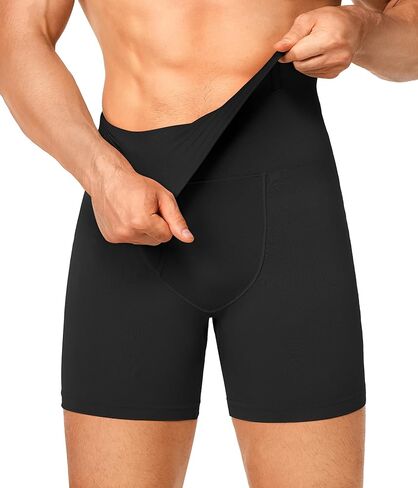Nebility Shapewear Men Compression Shorts - Slimming Body Shaper Tummy Control Underwear Boxer Briefs in Saudi Arabia