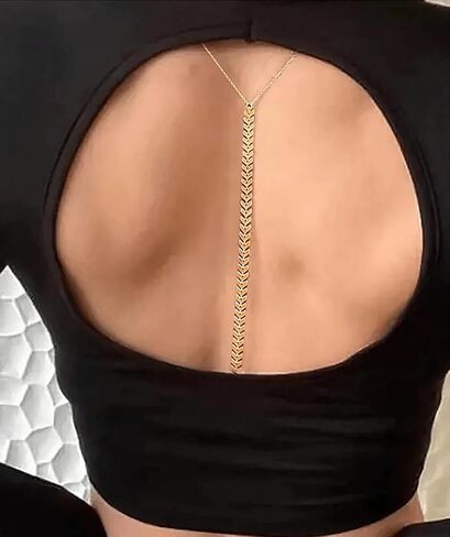 سلاسل الجسم مطلية بالذهب عيار 14 قيراط للنساء، سلسلة حمالة صدر بيكيني مثيرة ذات طبقات للخصر، مجوهرات للجسم من حجر الراين للشاطئ في الصيف in Kuwait