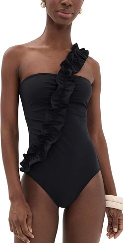 Ulla Johnson Women's Capri One Shoulder Maillot Swimsuit in Saudi Arabia