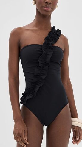 Ulla Johnson Women's Capri One Shoulder Maillot Swimsuit in Saudi Arabia