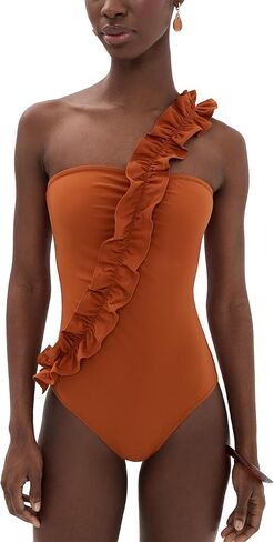 Ulla Johnson Women's Capri One Shoulder Maillot Swimsuit in Saudi Arabia