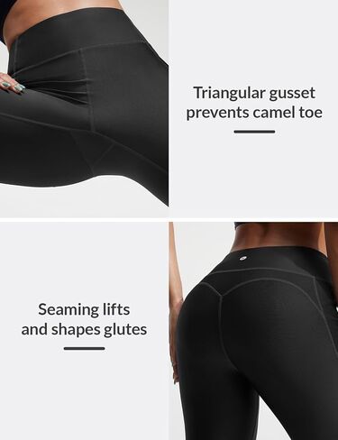 baleaf Women's 18" High Waisted Swim Pants Long Swim Capris UPF50+ Swimsuit with Liner and Pockets in Kuwait