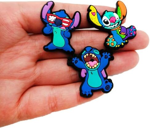 20Pcs Stitch Shoe Decoration Charms for Croc Clog Sandals, Shoe Accessories Charms for Adults in Saudi Arabia