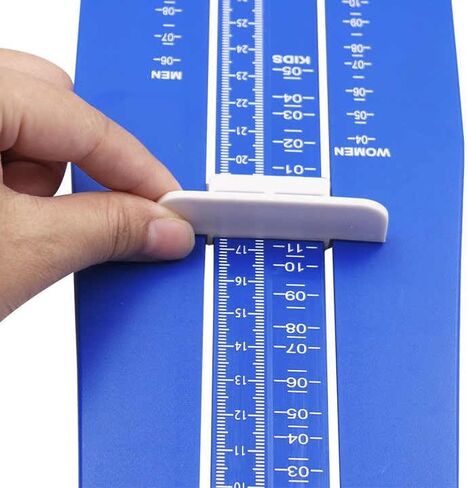 Foot Measurement Device For Men Women Adults, US Standard Shoe Size Measuring Devices for All Sizes, Accurate, Easy To Use Foot Length Ruler, Blue in Saudi Arabia