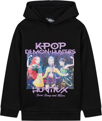 هودي KPop Demon Hunters للفتيات المراهقات، سويت شيرت دافئ مرخص رسميًا، هدايا مريحة للفتيات in Kuwait