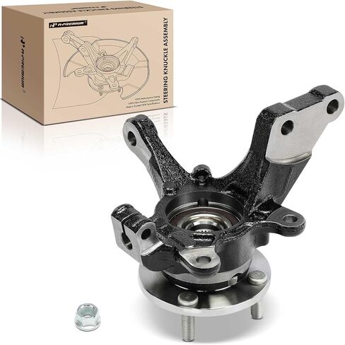 A-Premium 2 x Front Steering Knuckle & Wheel Bearing Hub Assembly Compatible with Nissan Versa 2013-2019, Versa Note 2014-2019, Replace# 40202AX000 in Saudi Arabia