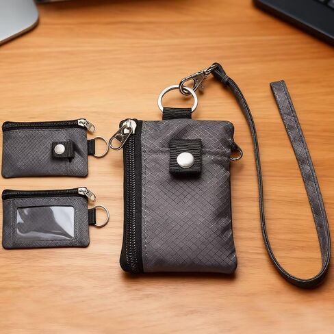 محفظة حماية لبطاقة الهوية مقاومة للماء مع نافذة للمستندات، وحلقة مفاتيح قابلة للفصل، وحامل بطاقات مضاد للسرقة in Saudi Arabia