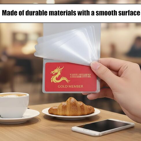 10 قطع من حشوات المحفظة من البلاستيك الشفاف وحامل الصور والبطاقات، وإدراج المحفظة لبطاقات الائتمان، وإدراج صورة المحفظة، وأكمام بطاقات شفافة للتنظيم والحماية in Kuwait