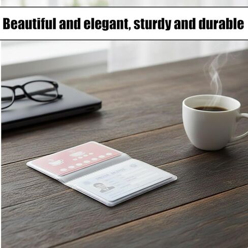 10 قطع من حشوات المحفظة من البلاستيك الشفاف وحامل الصور والبطاقات، وإدراج المحفظة لبطاقات الائتمان، وإدراج صورة المحفظة، وأكمام بطاقات شفافة للتنظيم والحماية in Kuwait