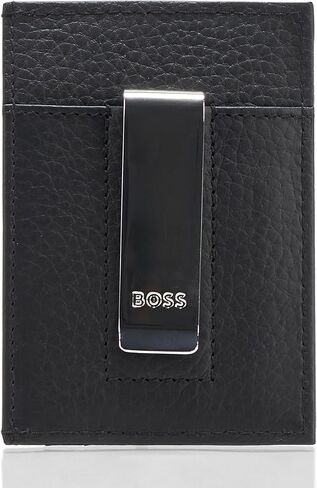 BOSS, Crosstown Cardcase with Money Clip, black gloss, One Size in Kuwait