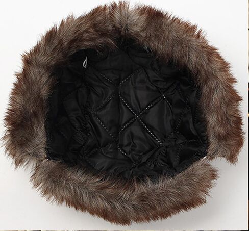 قبعة Trapper Ushanka للرجال والنساء، قبعات جنود من الفرو الصناعي مع غطاء للأذن، قبعة تزلج شتوية مقاومة للرياح in Kuwait
