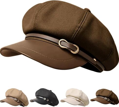 Newsboy Hats for Women and Men Beret Women's Hats & Caps Fall and Winter Womens Hat y2k Hat Women's Octagonal Cap in Saudi Arabia