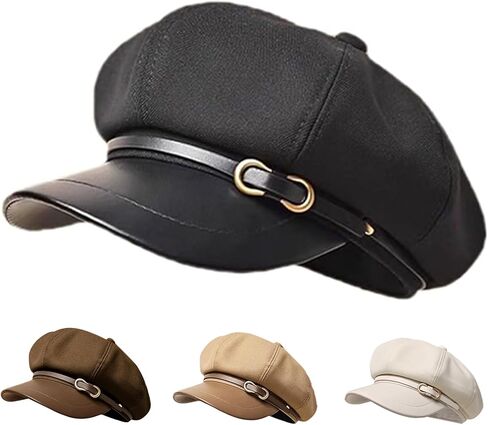 Newsboy Hats for Women and Men Beret Women's Hats & Caps Fall and Winter Womens Hat y2k Hat Women's Octagonal Cap in Saudi Arabia