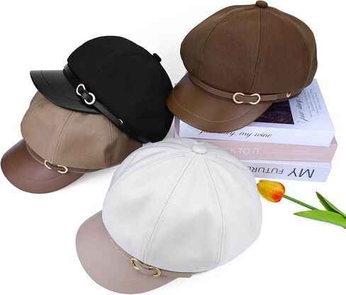 Newsboy Hats for Women and Men Beret Women's Hats & Caps Fall and Winter Womens Hat y2k Hat Women's Octagonal Cap in Saudi Arabia