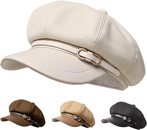 Newsboy Hats for Women and Men Beret Women's Hats & Caps Fall and Winter Womens Hat y2k Hat Women's Octagonal Cap in Saudi Arabia
